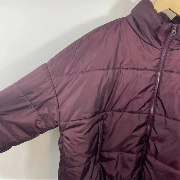 Abound Burgundy Puffer Jacket - Picture 5 of 12